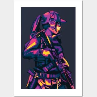 Veteran girl Posters and Art